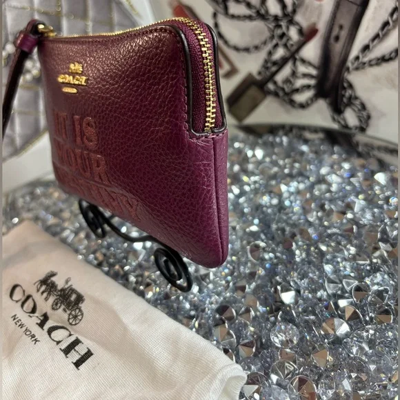 Coach X Star Wars Corner Zip Wristlet EUC - Picture 7 of 12